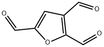 2,3,5-Furantricarboxaldehyde Struktur