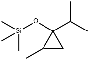 Cyclopropane,  2-methyl-1-(1-methylethyl)-1-[(trimethylsilyl)oxy]- Struktur