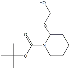 (S)-1-BOC-2-(2-HYDROXYETHYL)PIPERIDINE Struktur