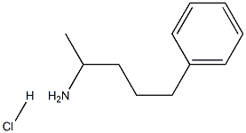 1-Methyl-4-phenyl-butylamine hydrochloride Struktur