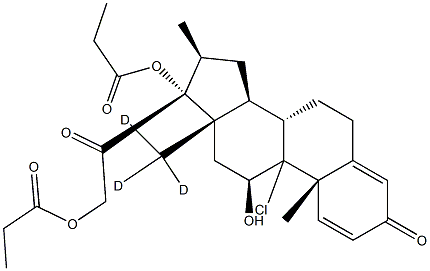 Beclomethasone-d3 Struktur