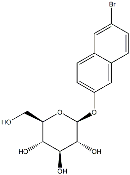 6-BROMO-2-NAPHTHYL-B-D-GLUCOPYRANOSIDE extrapure Struktur