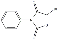 5-bromo-3-phenyl-1,3-thiazolidine-2,4-dione Struktur