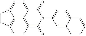 2-(2-naphthyl)-6,7-dihydro-1H-indeno[6,7,1-def]isoquinoline-1,3(2H)-dione Struktur