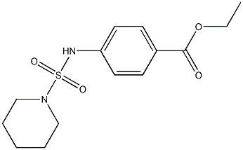 ethyl 4-[(1-piperidinylsulfonyl)amino]benzoate Struktur