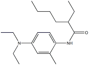 N-[4-(diethylamino)-2-methylphenyl]-2-ethylhexanamide Struktur