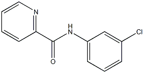 N-(3-chlorophenyl)-2-pyridinecarboxamide Struktur