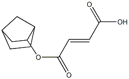 4-(bicyclo[2.2.1]hept-2-yloxy)-4-oxo-2-butenoic acid Struktur