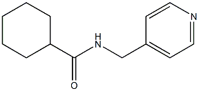 N-(4-pyridinylmethyl)cyclohexanecarboxamide Struktur