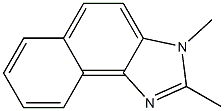 2,3-dimethyl-3H-naphtho[1,2-d]imidazole Struktur