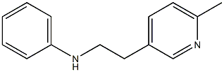 N-[2-(6-methylpyridin-3-yl)ethyl]aniline Struktur