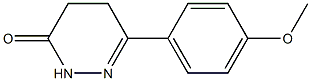 6-(4-methoxyphenyl)-4,5-dihydropyridazin-3(2H)-one Struktur