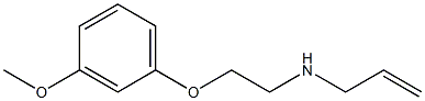 N-allyl-N-[2-(3-methoxyphenoxy)ethyl]amine Struktur