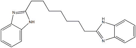 2-[7-(1H-benzimidazol-2-yl)heptyl]-1H-benzimidazole Struktur