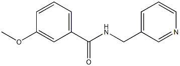 3-methoxy-N-(3-pyridinylmethyl)benzamide Struktur