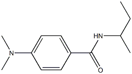 N-(sec-butyl)-4-(dimethylamino)benzamide Struktur