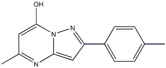 5-methyl-2-(4-methylphenyl)pyrazolo[1,5-a]pyrimidin-7-ol Struktur