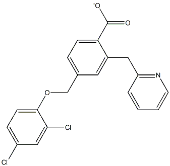 2-pyridinylmethyl 4-[(2,4-dichlorophenoxy)methyl]benzoate Struktur