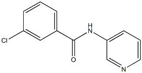 3-chloro-N-(3-pyridinyl)benzamide Struktur