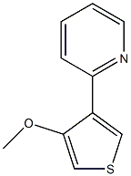 methyl4-(2-pyridinyl)-3-thienylether Struktur