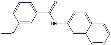 3-methoxy-N-(2-naphthyl)benzamide Struktur