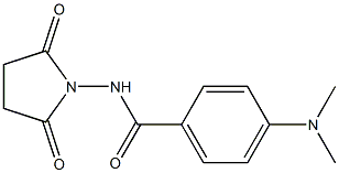 4-(dimethylamino)-N-(2,5-dioxopyrrolidin-1-yl)benzamide Struktur