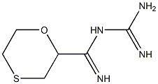 N-[imino(4-thiomorpholinyl)methyl]guanidine Struktur