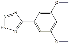 5-(3,5-dimethoxyphenyl)-2H-tetraazole Struktur