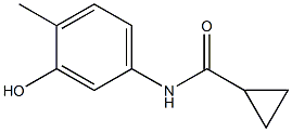 N-(3-hydroxy-4-methylphenyl)cyclopropanecarboxamide Struktur