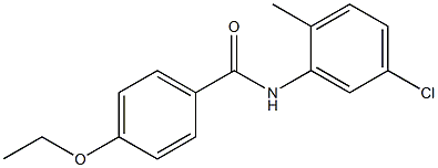 N-(5-chloro-2-methylphenyl)-4-ethoxybenzamide Struktur