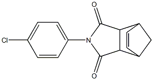 4-(4-chlorophenyl)-4-azatricyclo[5.2.1.0~2,6~]dec-8-ene-3,5-dione Struktur