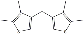 4-[(4,5-dimethyl-3-thienyl)methyl]-2,3-dimethylthiophene Struktur