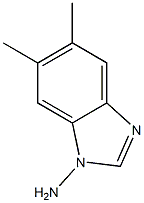 5,6-dimethyl-1H-benzimidazol-1-ylamine Struktur