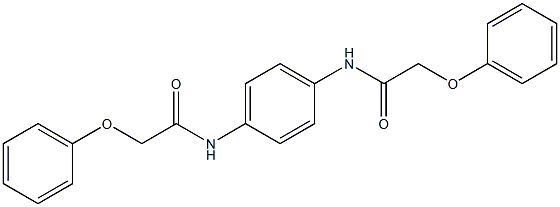 2-phenoxy-N-{4-[(phenoxyacetyl)amino]phenyl}acetamide Struktur