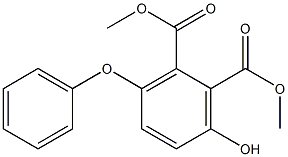 dimethyl 3-hydroxy-6-phenoxyphthalate Struktur