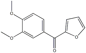 [3,4-bis(methyloxy)phenyl](furan-2-yl)methanone Struktur