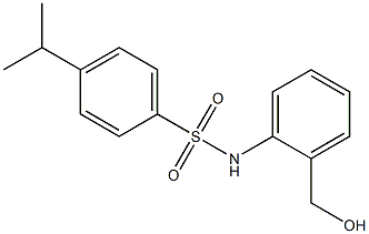 N-[2-(hydroxymethyl)phenyl]-4-isopropylbenzenesulfonamide Struktur