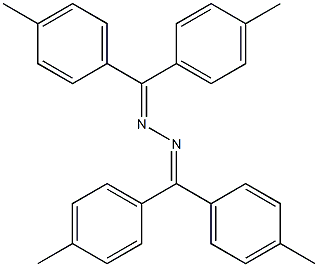 bis(4-methylphenyl)methanone [bis(4-methylphenyl)methylene]hydrazone Struktur