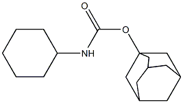 1-adamantyl cyclohexylcarbamate Struktur