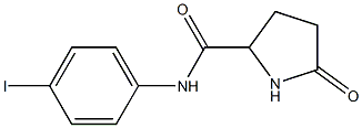 N-(4-iodophenyl)-5-oxo-2-pyrrolidinecarboxamide Struktur