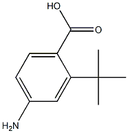 4-amino-2-tert-butylbenzoic acid Struktur