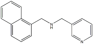 N-(1-naphthylmethyl)-N-(3-pyridinylmethyl)amine Struktur