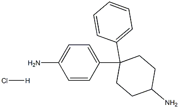 4,4'-Diaminodiphenylcyclohexane,hydrochloride Struktur