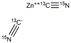 Zinc  cyanide-13C2,  15N2 Struktur