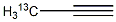 Methyl-13C-acetylene Struktur