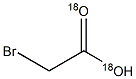 Bromoacetic  acid-18O2 Struktur