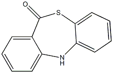 Dibenzo-(1,4)-thiazepine-11(10H)-one Struktur