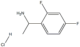 1-(2,4-difluorophenyl)-1-ethanamine hydrochloride Struktur