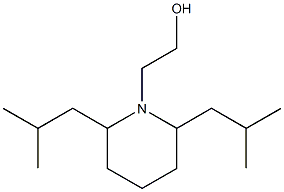 2-(2,6-diisobutyl-1-piperidinyl)-1-ethanol Struktur