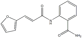 2-{[(E)-3-(2-furyl)-2-propenoyl]amino}benzamide Struktur